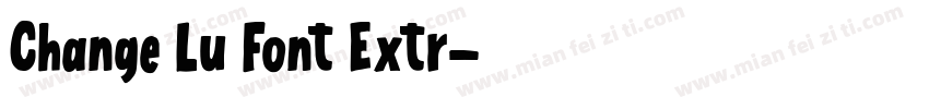 Change Lu Font Extr字体转换